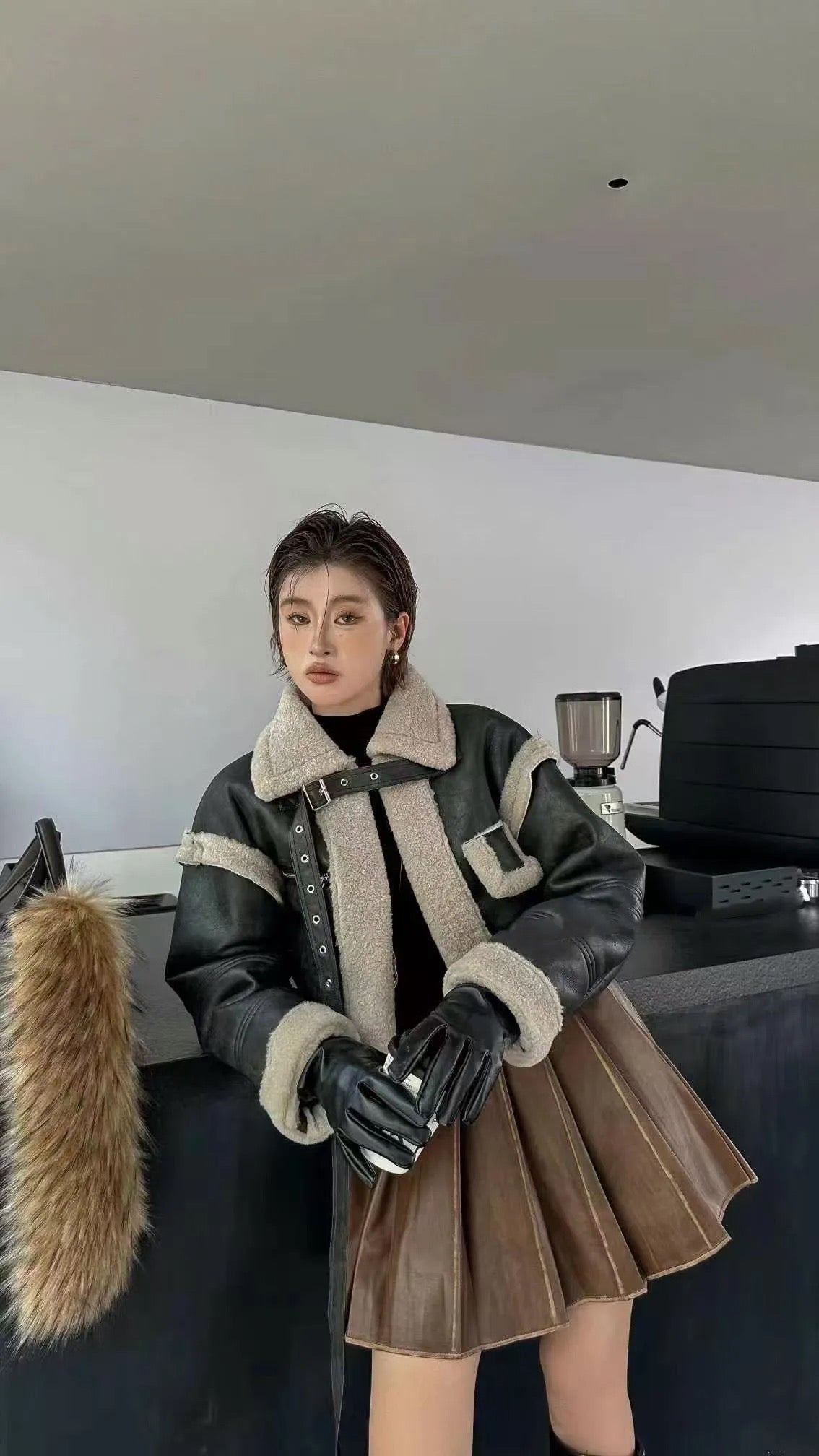 Suede jacket