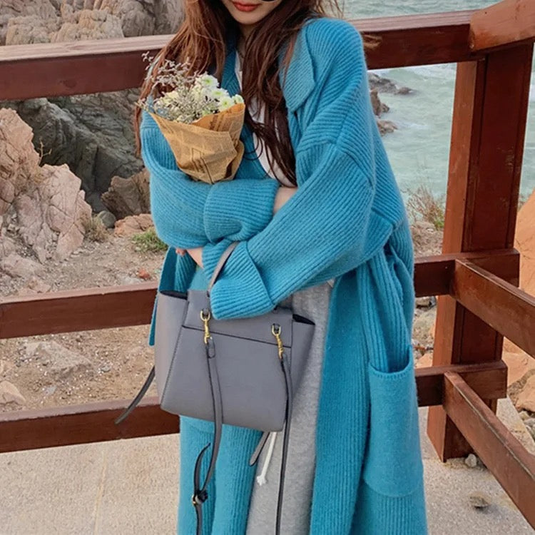 solid color sweater jacket