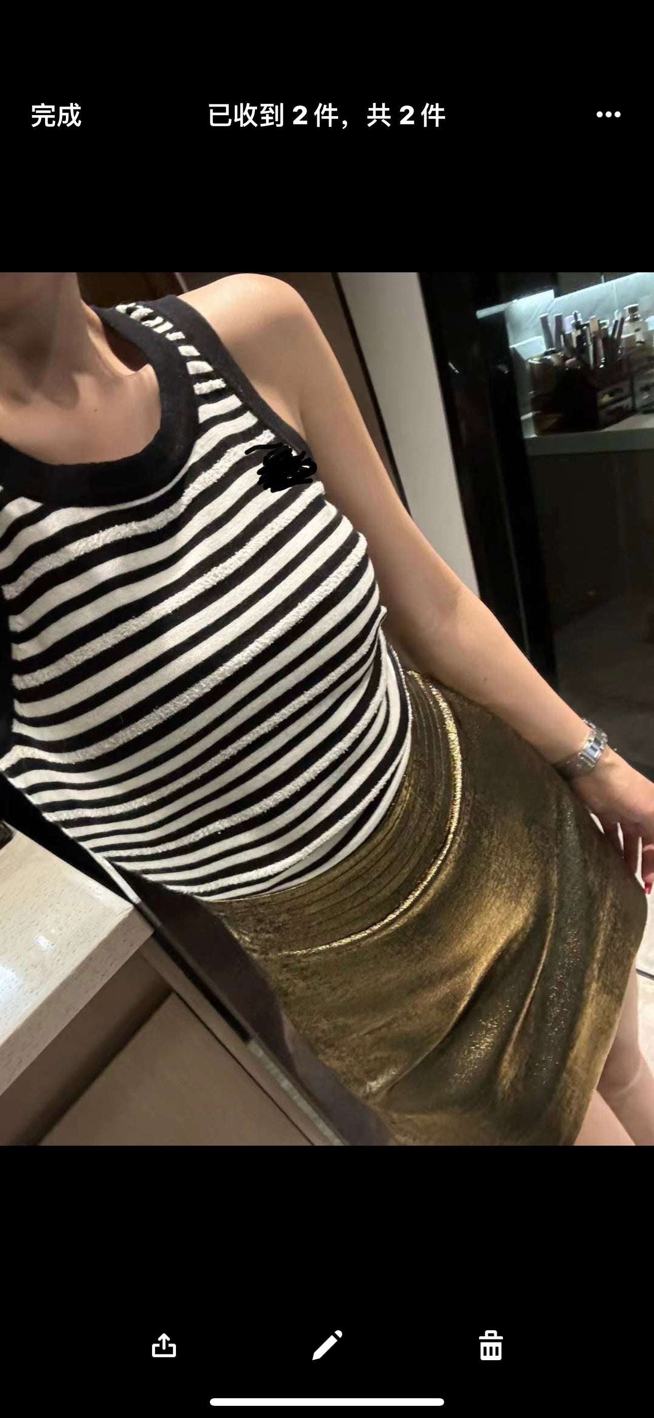 A line skirt