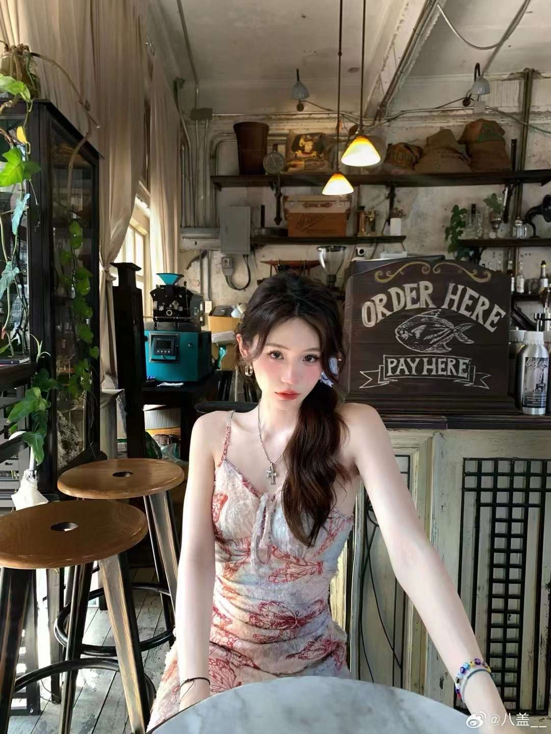 butterfly print dress