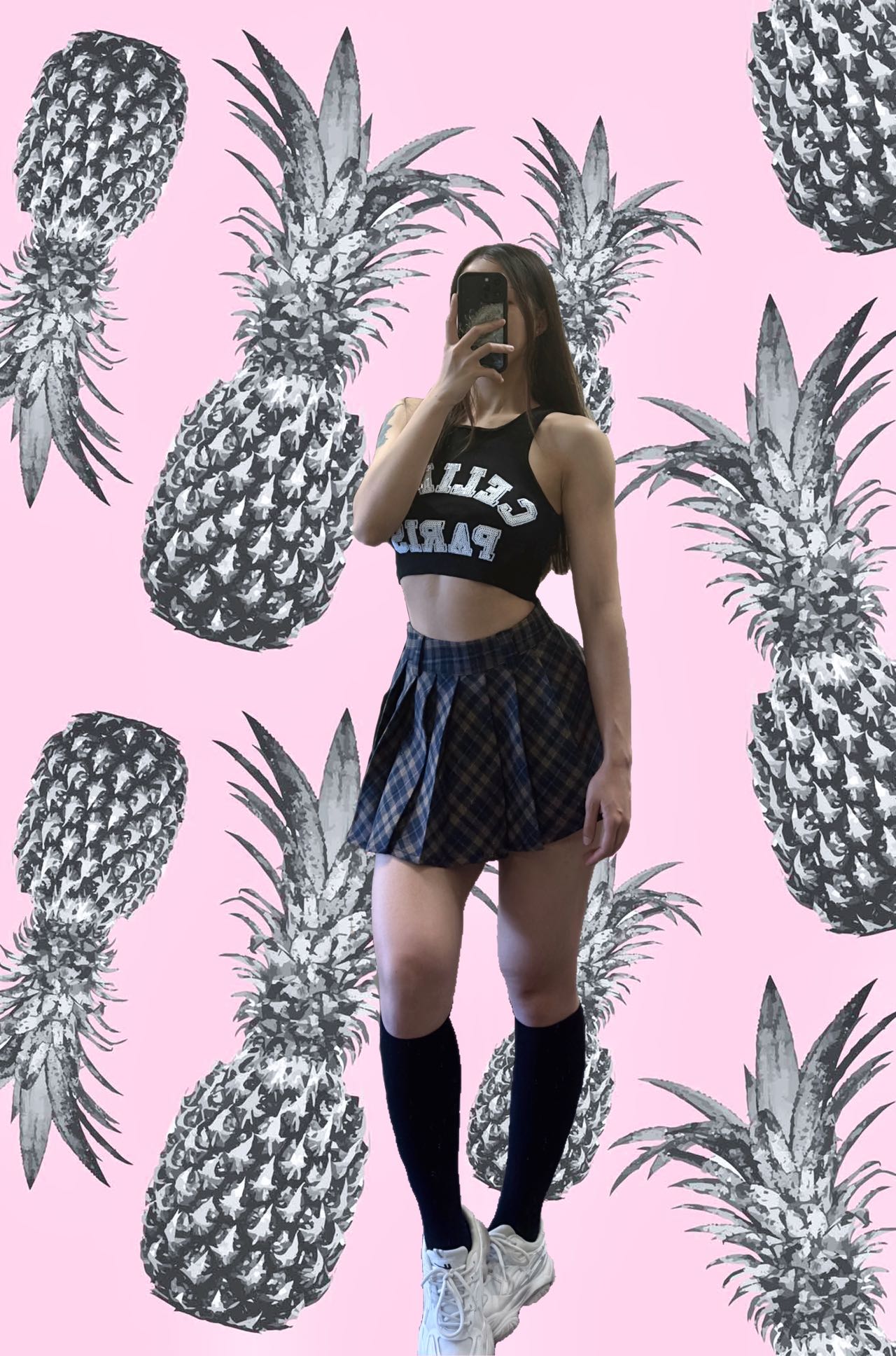 MS plaid skirt