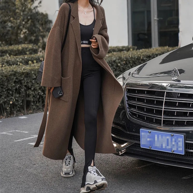 solid color sweater jacket