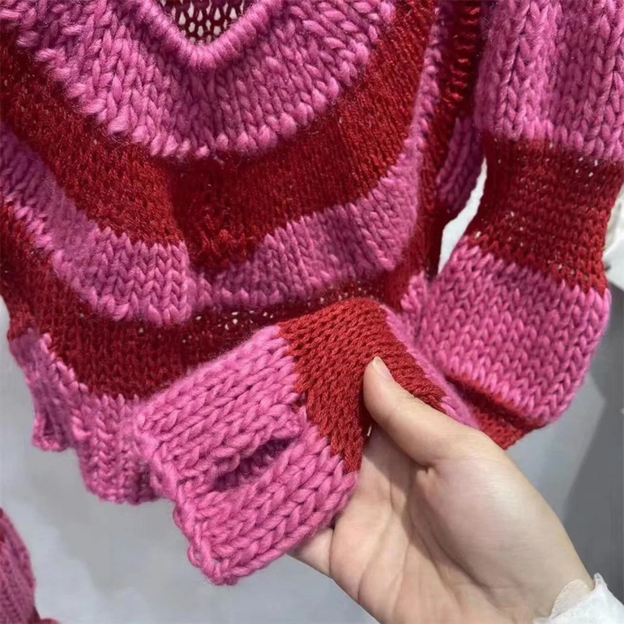 Heart shaped sweater top