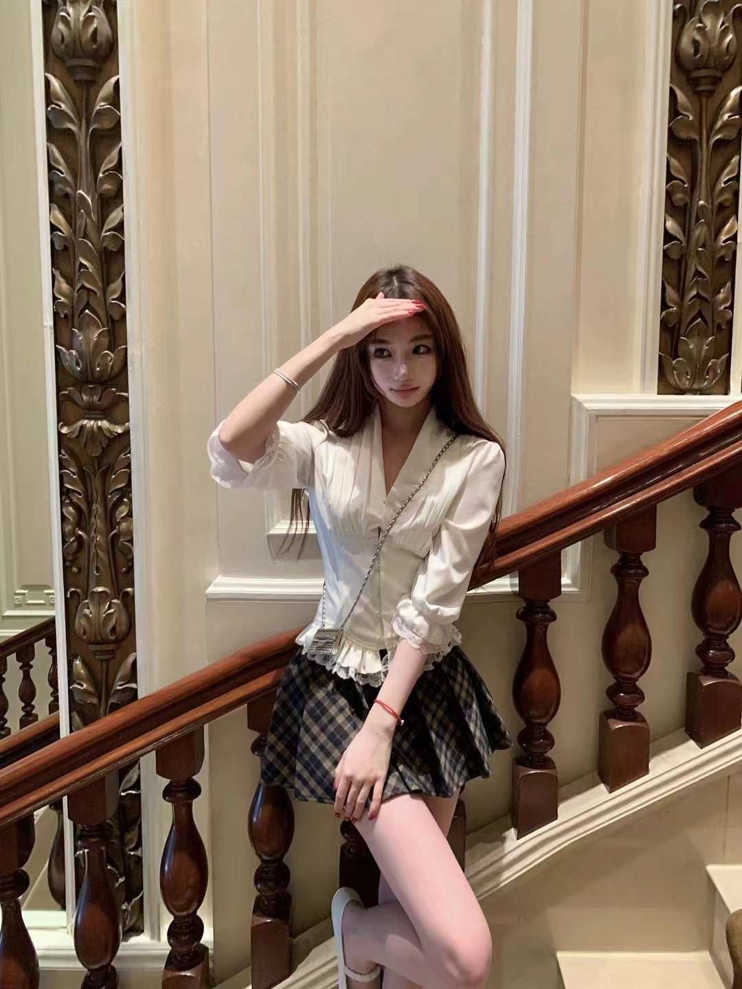 MS plaid skirt