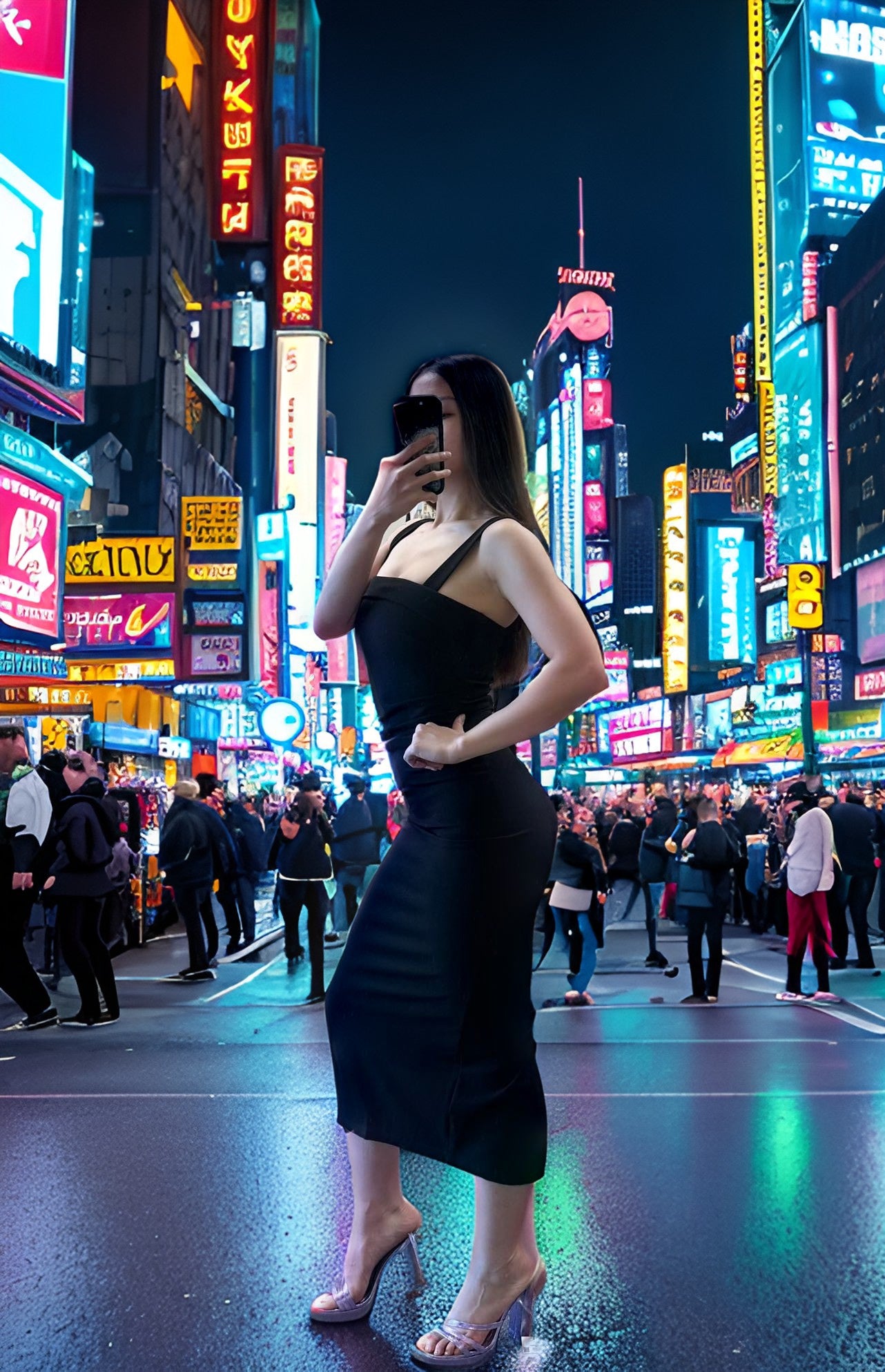 Meizi suspender dress