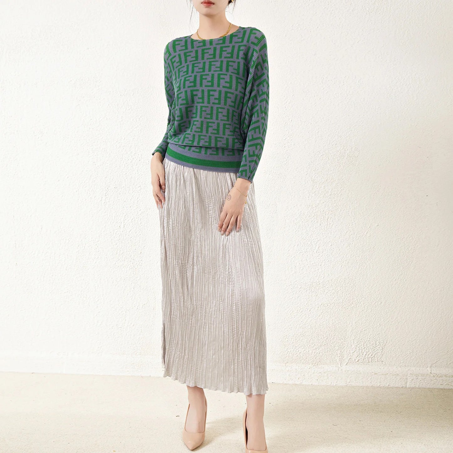 ISSEY MIYAKE LETTER TOP