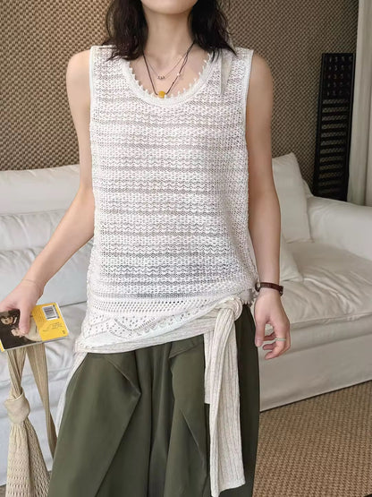 Sleeveless Knit Top