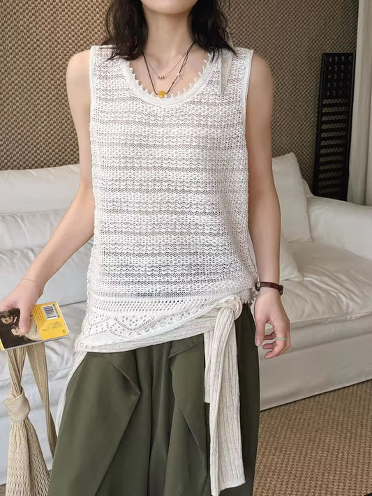 Sleeveless Knit Top