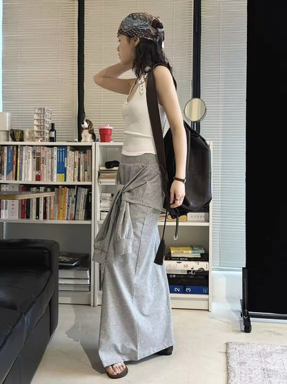 Vest with Metal Collar Clasp