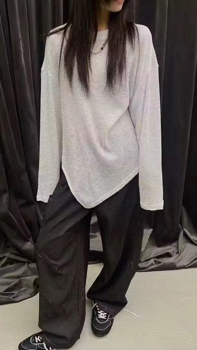 Irregular long T-shirt