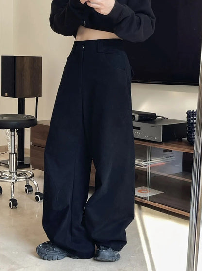 Thick straight leg pants
