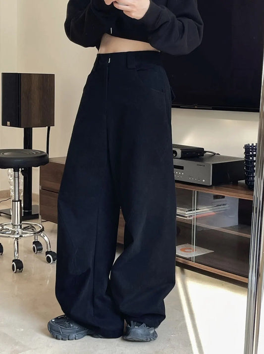 Thick straight leg pants