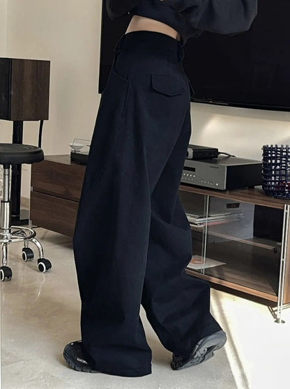 Thick straight leg pants