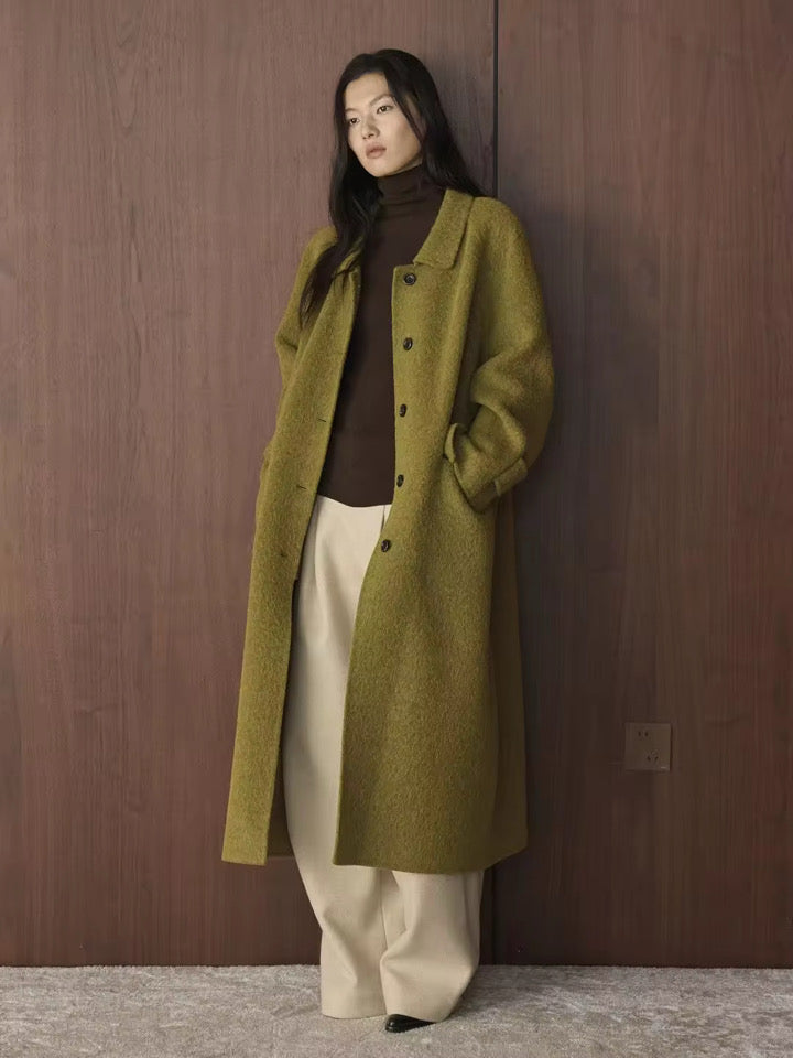 Mustard long coat