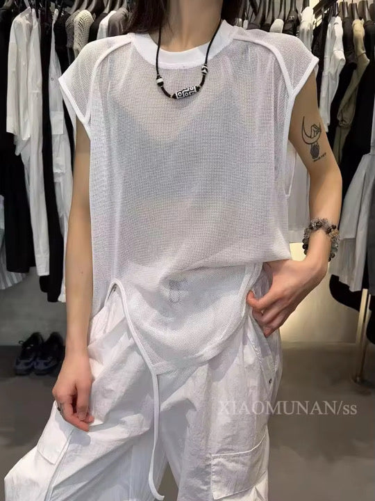 Perspective irregular T-shirt