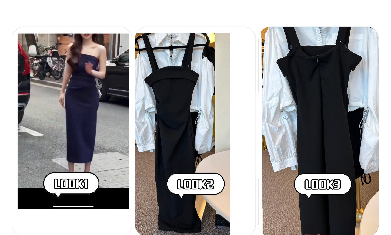 suspended dress
