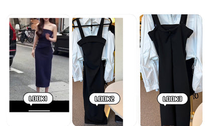 suspended dress