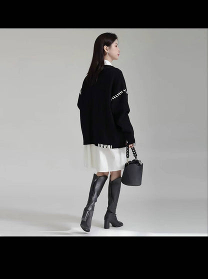 star sweater jacket