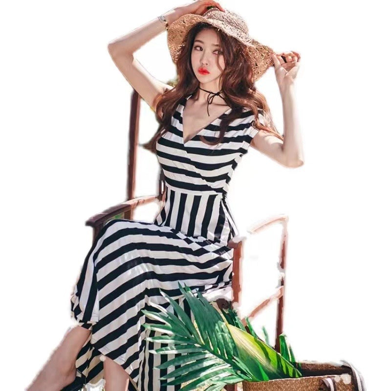 striped dress