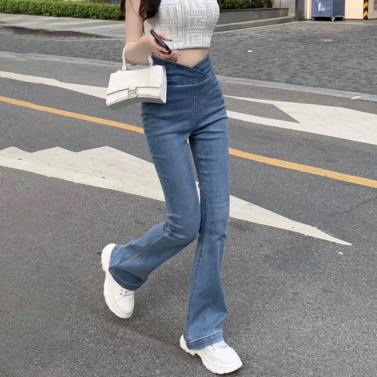 elastic slim Jeans pant