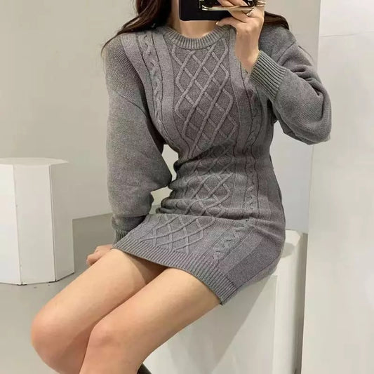 backless sweater dress